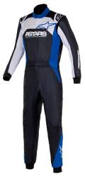 Kombinza Alpinestars ATOM GRAPHIC, ierna / strieborn / modr